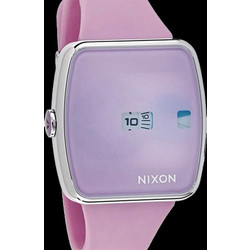 Nixon Iris LT Γυναικείο Ρολόι με Ροζ Καουτσούκ Λουράκι