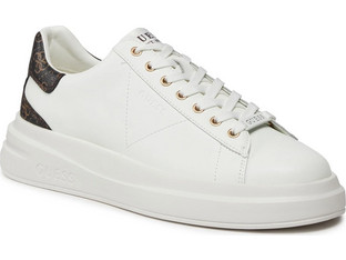 Guess Ανδρικά Sneakers Λευκά Μαύρα FMPVIBLEA12-WBROC