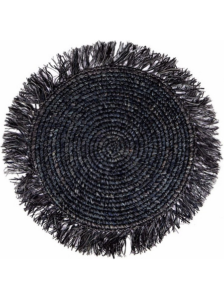 Supergreens Σουπλά Κρόσσια Ρατάν Μαύρο Φ40cm 9130-2