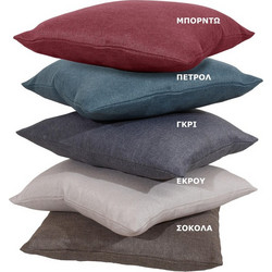 Διακοσμητικό Μαξιλάρι Pillow Solid Easy Viopros (40x40) 1Τεμ - Petrol