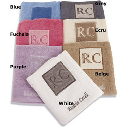 Πετσέτες Σετ Bath Towels Ricardo Cavali Με Κέντημα Cotton Dimcol 3Τεμ - Lime