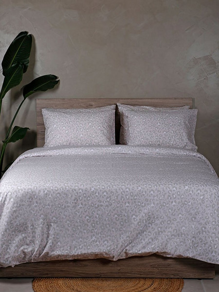 Sunshine Home Σετ Σεντόνια Υπέρδιπλα Βαμβακερά 235x270 Feelings 2044 Beige