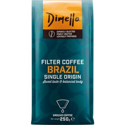Dimello Brazil Single Origin Καφές Φίλτρου Arabica Αλεσμένος 250gr