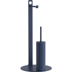 Σταντ Για Χαρτί Υγείας + Πιγκάλ (Φ28x60) Pam & Co 4-400-203 Matt Navy Blue