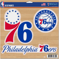Wincraft Nba Fan Mag 11X11 P 76Ers 96663022 P 76ERS