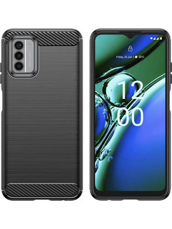 Techsuit Carbon Silicone - θήκη για Nokia G42 - Μαύρο