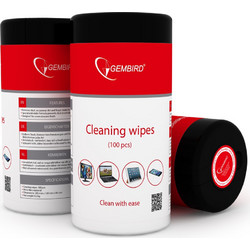 Gembird CK-WW100-01 equipment cleansing kit LCD/TFT/Plasma Equipment cleansing dry cloths