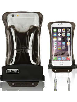 Dicapac Floating Waterproof Phone Case Θήκη Κινητού Τηλεφώνου (WP-C2 BLACK) Μαύρο
