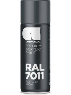 Cosmoslac Premium Acrylic Paint Σπρέι Βαφής Iron Grey RAL7011 Gloss 400ml