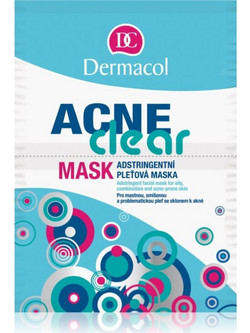 Dermacol Acne Clear Κρεμώδης Μάσκα Προσώπου για Ακμή 16gr
