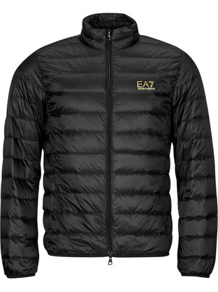 EA7 Ανδρικό Μπουφάν Χειμωνιάτικο Puffer Ανθρακί 8NPB23PNGPZ0208