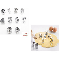 Σετ Κουπατ Μεταλλικά 10τμχ με Αριθμούς ForHome 2404501 - For Home