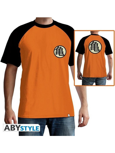 Dragon Ball Tshirt Kame Symbol Man Orange Premium Medium (ABYTEX331_M)