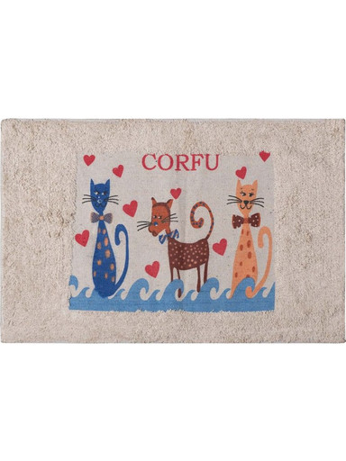 Πατάκι γάτα CORFU (40cm x 60cm) Silk Fashion