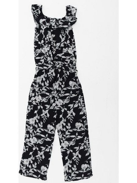 Ολόσωμη Φόρμα TRAX Floral 43138 ΡΟΖ - Μαύρο