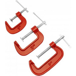 Σετ σφιγκτήρες τύπου C 1''/2''/3'' 3 τεμαχίων OEM