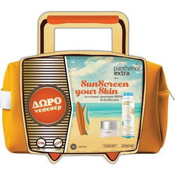 Medisei Panthenol Extra Sunscreen Your Skin Diaphanous SPF50 100ml & Face & Eye Cream SPF15 50ml + Νεσεσέρ