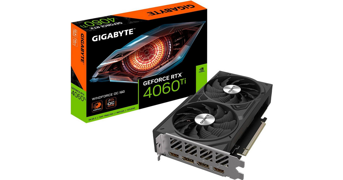 Gigabyte GeForce RTX 4060 Ti 16GB GDDR6 Windforce OC Κάρτα Γραφικών | BestPrice.gr