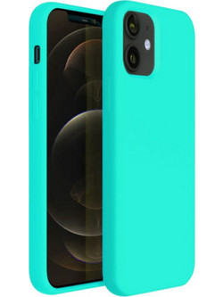Back Cover Θήκη Ενισχυμένης Σιλικόνης για iPhone 12 Mini Τιρκουάζ