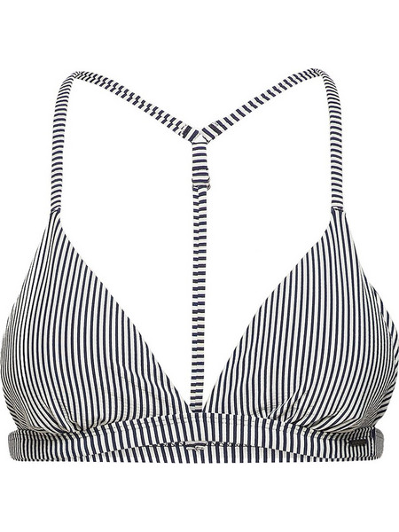 Superdry Bikini Top Τριγωνάκι Μαύρο Λευκό W3010167A-66Z