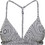 Superdry Bikini Top Τριγωνάκι Μαύρο Λευκό W3010167A-66Z