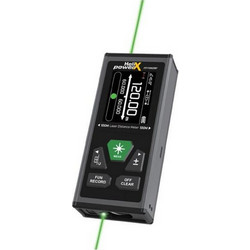 HelixPower DUALSABER Green Μετρητής Αποστάσεων Laser Διπλής Δέσμης 100mtr-200mtr Black,Gray