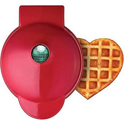 Μίνι Βαφλιέρα σε Σχήμα Καρδιάς 350W (Mini Waffle Maker in Heart Shape 350W)