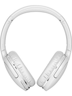 Baseus Encok D02 Pro Ασύρματα Bluetooth Ακουστικά Over Ear με Noise Cancelling Λευκά