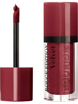 Bourjois Rouge Edition Velvet 24 Dark Cherie Long Lasting Liquid Κραγιόν 7.7ml