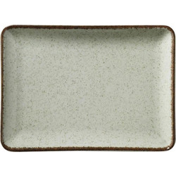 Πιατέλα Πορσελάνης Kutahya Mood P03 Πράσινο 18x13cm