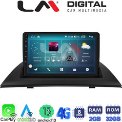 LM Digital ZR8103 Ηχοσύστημα Αυτοκινήτου με Οθόνη Αφής USB Bluetooth & GPS