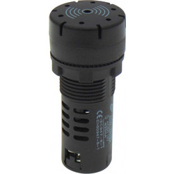 BUZZER ΠΙΝΑΚΑ Φ22 230VAC 80dB ΜΑΥΡΟ AD22-22MFD XND Τεμάχια:10 02.011.0072