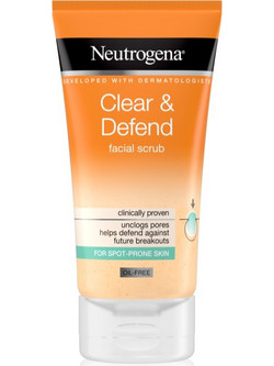Neutrogena Clear & Defend Facial Scrub Peeling 150ml