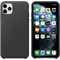Apple Leather Case Black (iPhone 11 Pro Max)