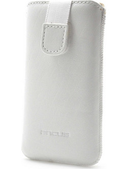 Θήκη Protect Ancus για Apple iPhone SE/5/5S/5C Old Leather Λευκή