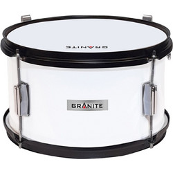 GRANITE Junior Ταμπούρο 12'' x 7'' White με ζώνη και μπαγκέτες