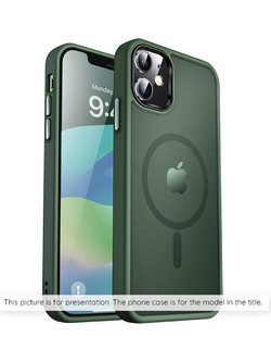 Techsuit - HaloFrost MagSafe Series - iPhone 16 Plus - Midnight Green