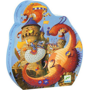 Παιδικό Puzzle Djeco Δράκος 54 Κομμάτια