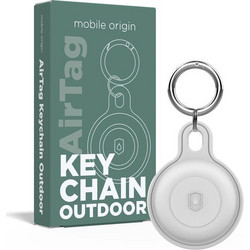 Mobile Origin Airtag Outdoor KeyChain White (FRL-ATOD-WHT)