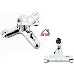 Μπαταρία Μπάνιου Ανάμεικτη Ασήμι Theofano ForHome 9909296 - For Home