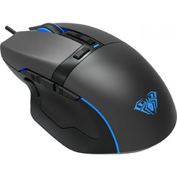 Aula Wind F808 Ενσύρματο Gaming Ποντίκι RGB 4200 DPI Black