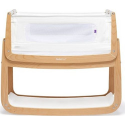 Snuz SnuzPod4 Λίκνο με Στρώμα & Πλαϊνό Άνοιγμα Μπεζ FN014C
