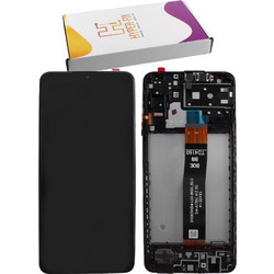 ΟΘΟΝΗ SAMSUNG A13 5G A136 COMPLETE LCD ME FRAME HF-GH82-29077A BLACK HYPER-FIX SERVICE PACK