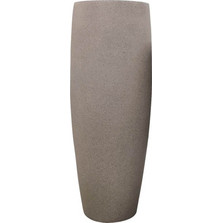 MarHome Fiber Clay Κασπώ Στρογγυλό Μόκκα-Μπεζ Φ47x120cm