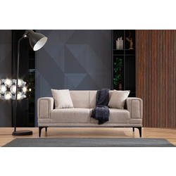 Papatya Horizon Διθέσιος Καναπές Light Brown 170x85x77cm