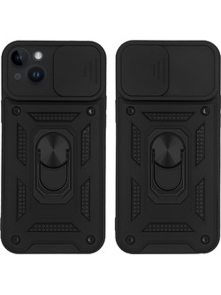 Sonique Ring Armor CamPro Θήκη iPhone 14 Plus Black