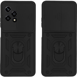 Sonique Ring Armor CamPro Θήκη (Honor 200 Lite 5G) Μαύρο