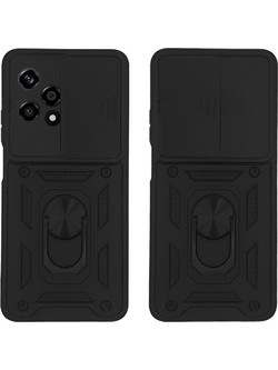 Sonique Ring Armor CamPro Θήκη (Honor 200 Lite 5G) Μαύρο