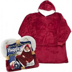 Huggle Κουβέρτα Βελουτέ King Size 70x90εκ. 121233450008 Κόκκινο