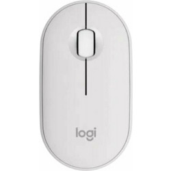 Logitech M350s Pebble 2 Ασύρματο Bluetooth Ποντίκι White